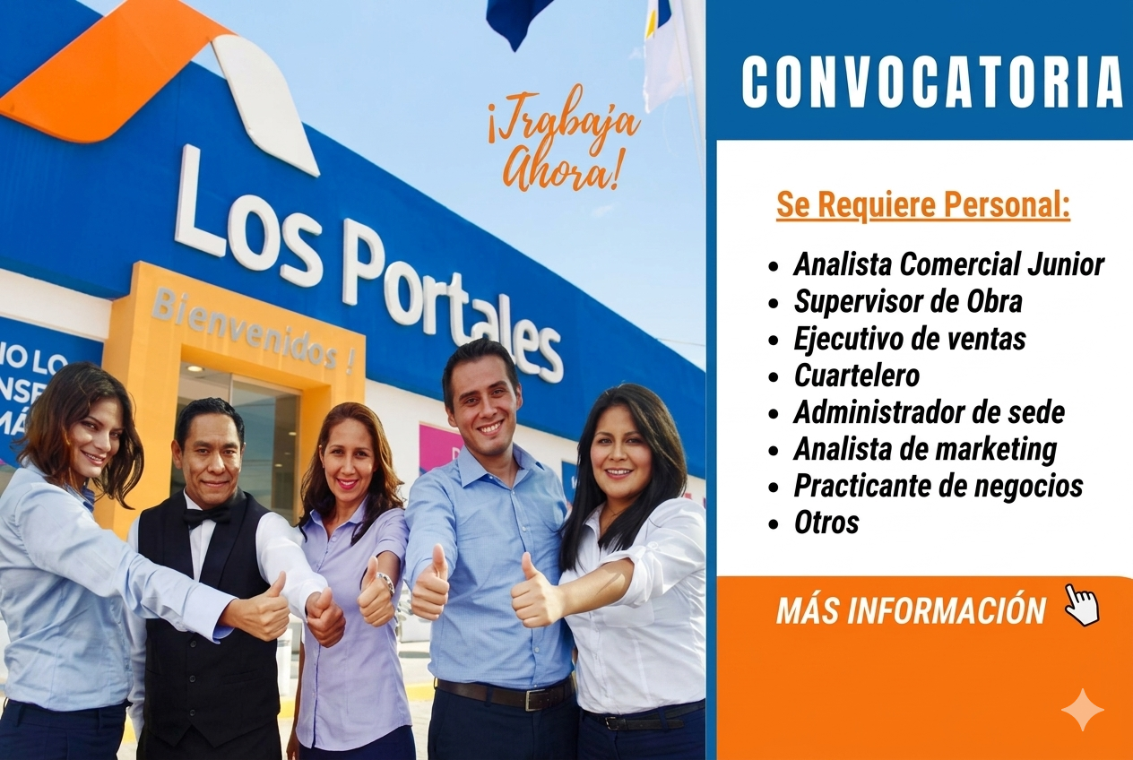 Oportunidades de empleo en Los Portales