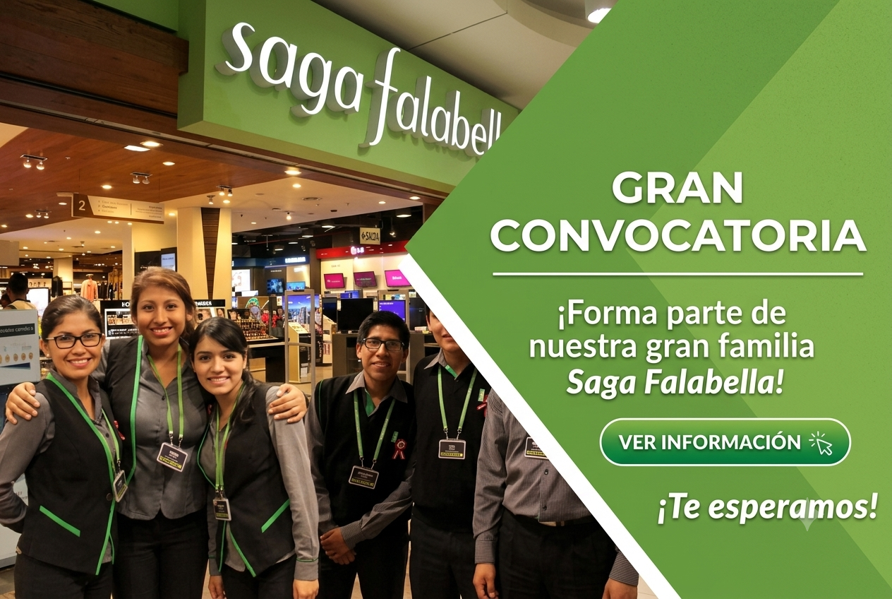 Saga Falabella está contratando personal