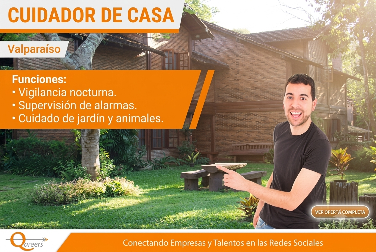 Empleo Disponible: Cuidado de Casa mientras viajan los dueños