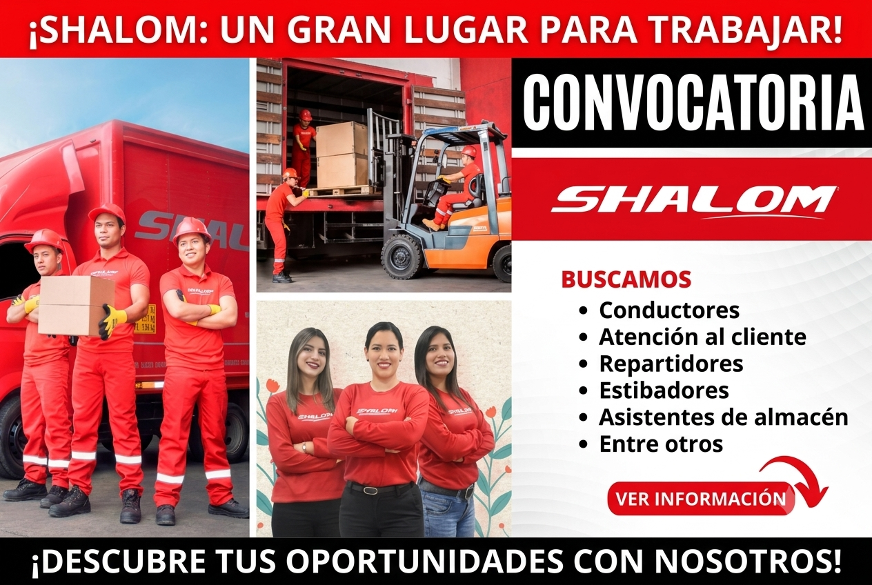 Shalom Busca Nuevos Talentos para su Equipo