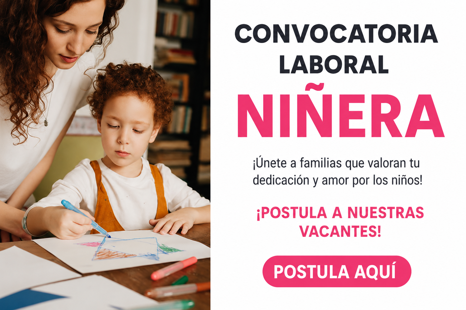 Se Solicita Personal para Cuidado de Niños