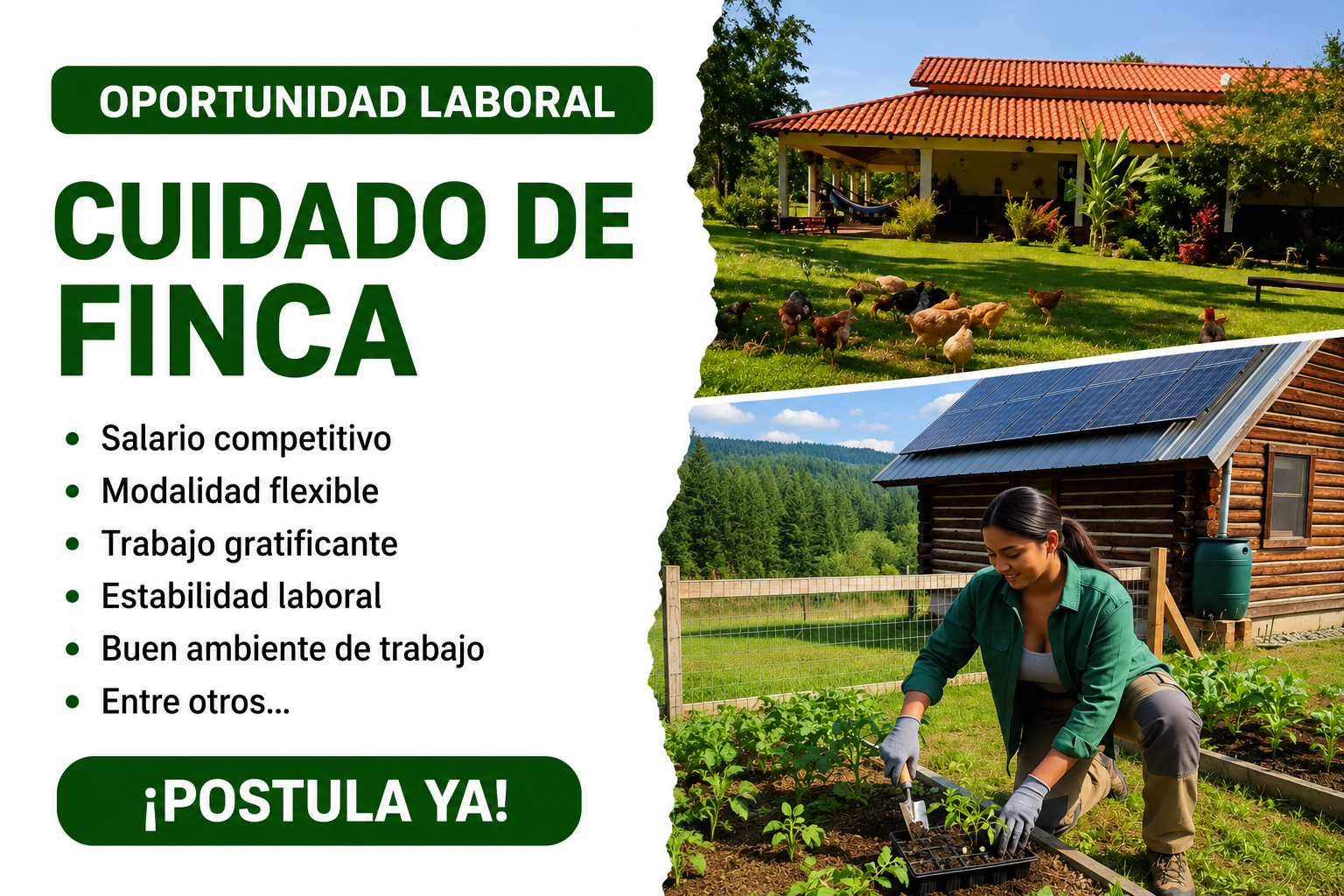 Trabajo de Cuidador de Finca: Requisitos y Funciones