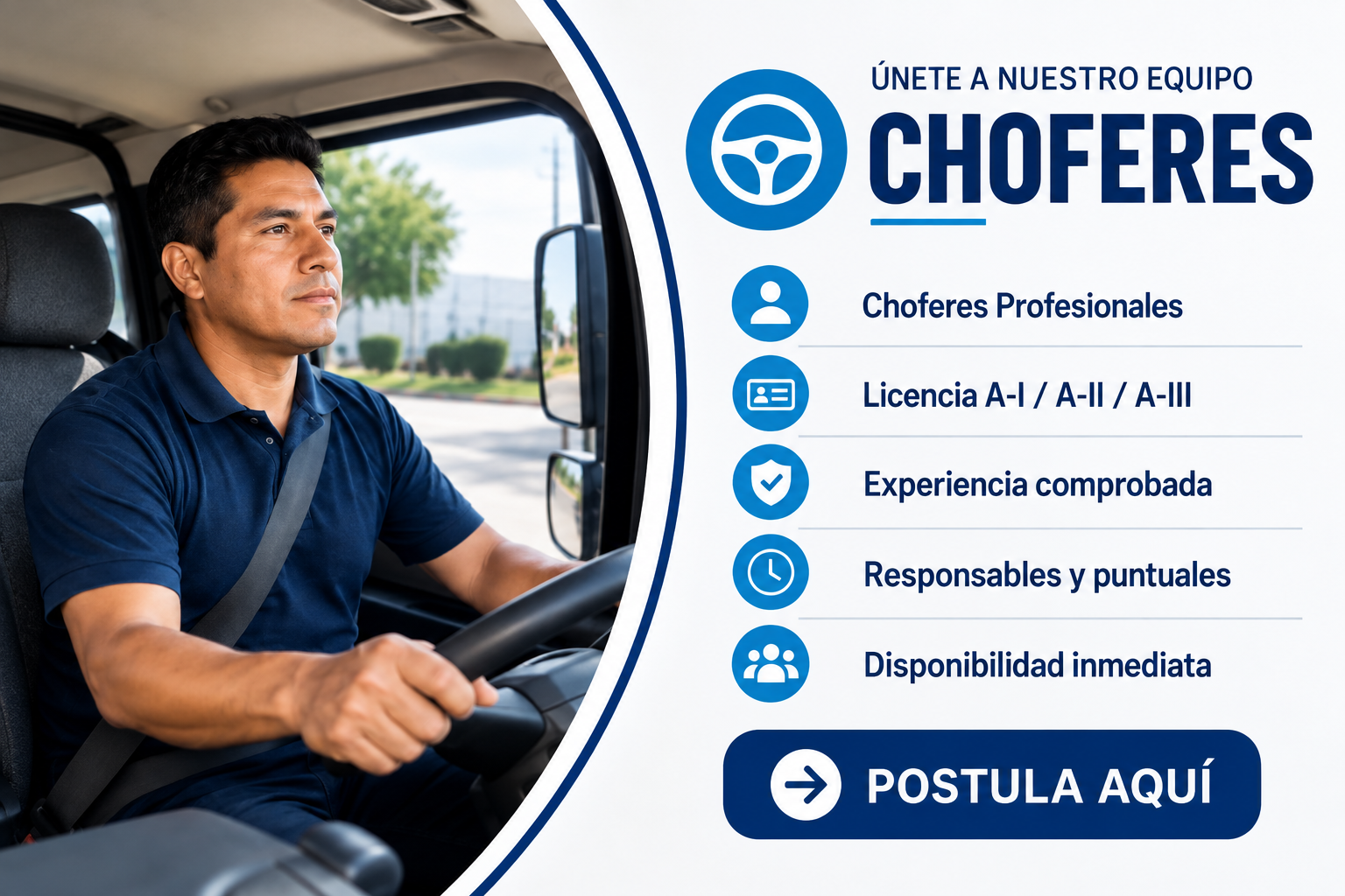Se Requieren Choferes para Diversas Vacantes