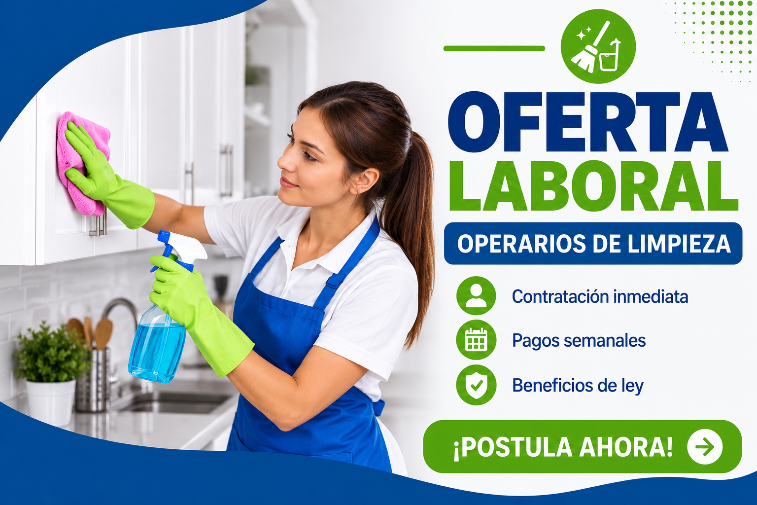 Trabajo Disponible para Personal de Limpieza