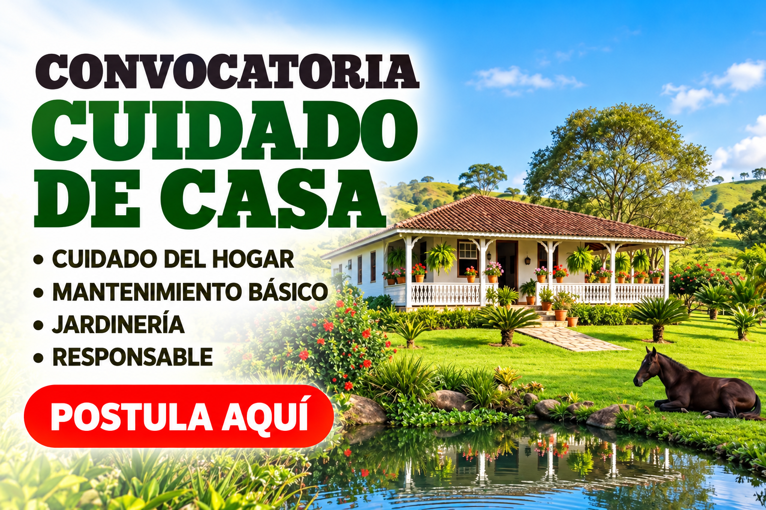 Incorpórate al Sector de Cuidado de Casas de Campo: Oportunidades de Trabajo