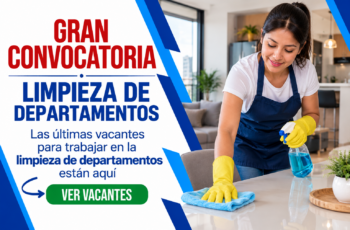 Empleos de Limpieza de Departamentos: Requisitos, Funciones y Vacantes